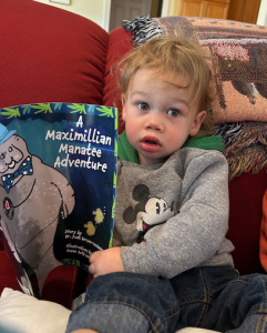 Baby with Max Book